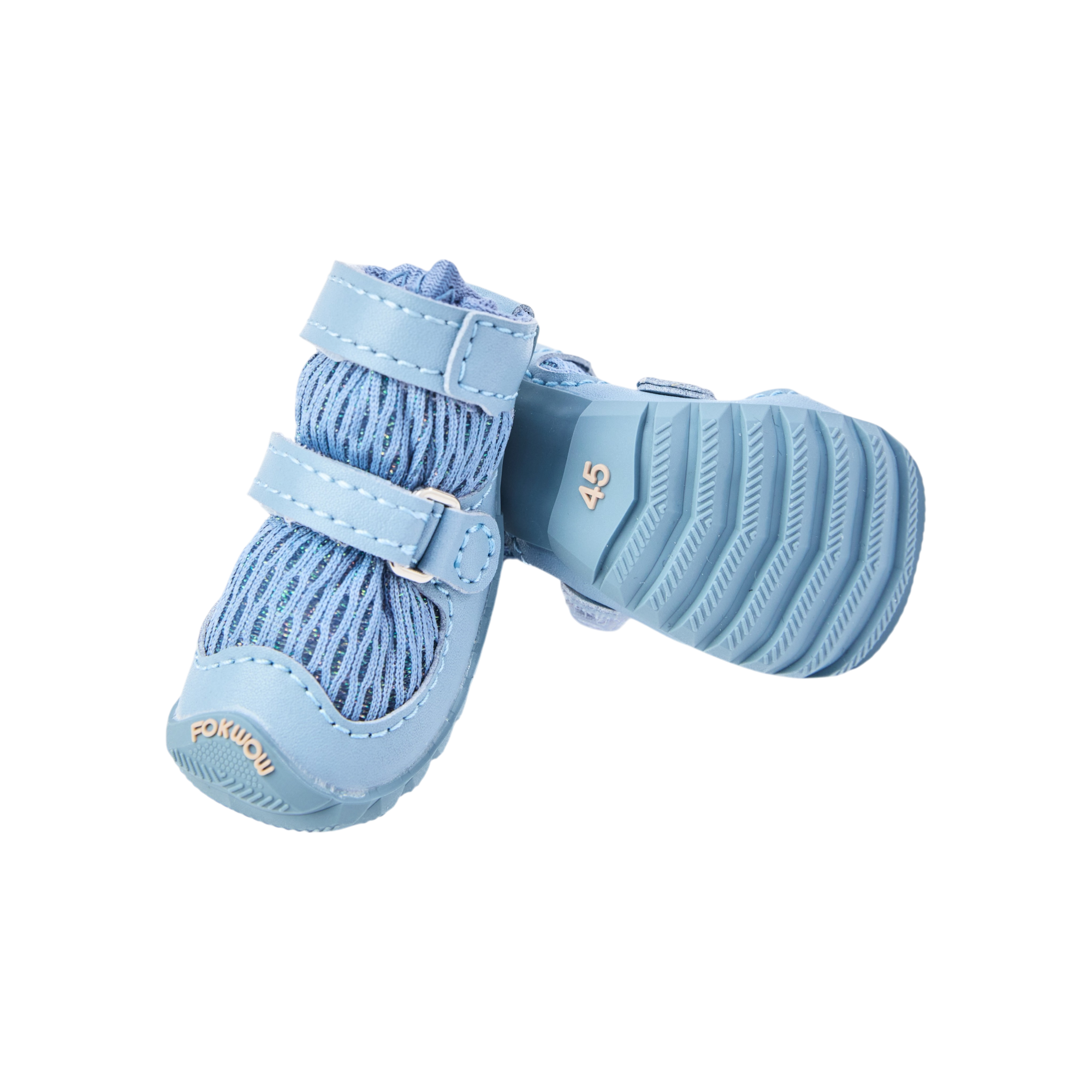 FOKWOW All-Season Dog Boots (2 Boots)