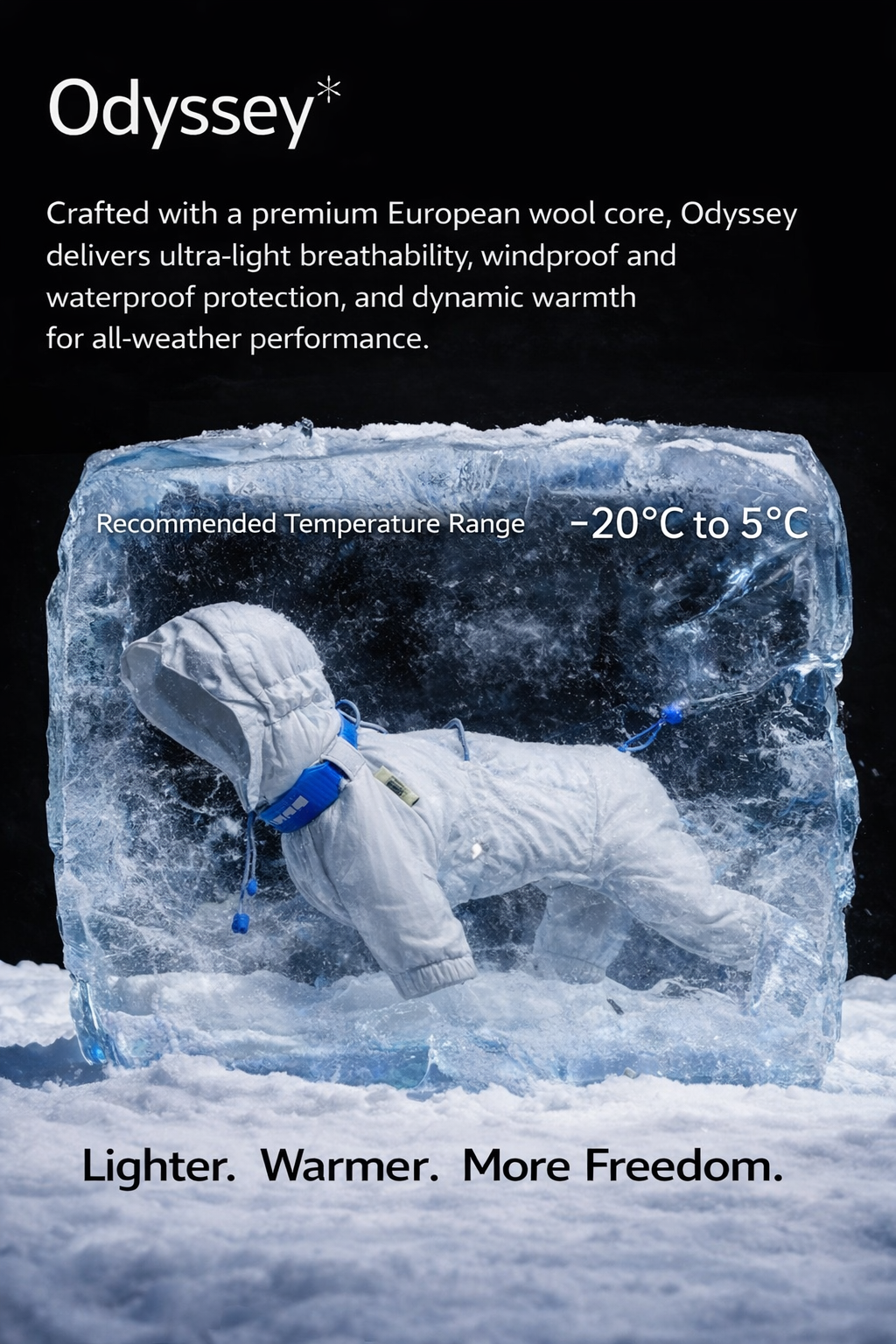 All-Weather Wool-Insulated Jumpsuit + Free Collar