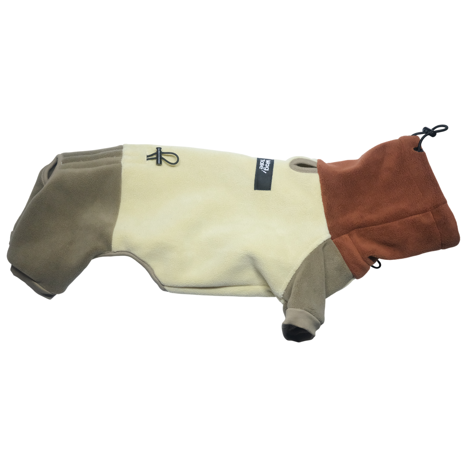 Double-Fleece Dachshund Onesie