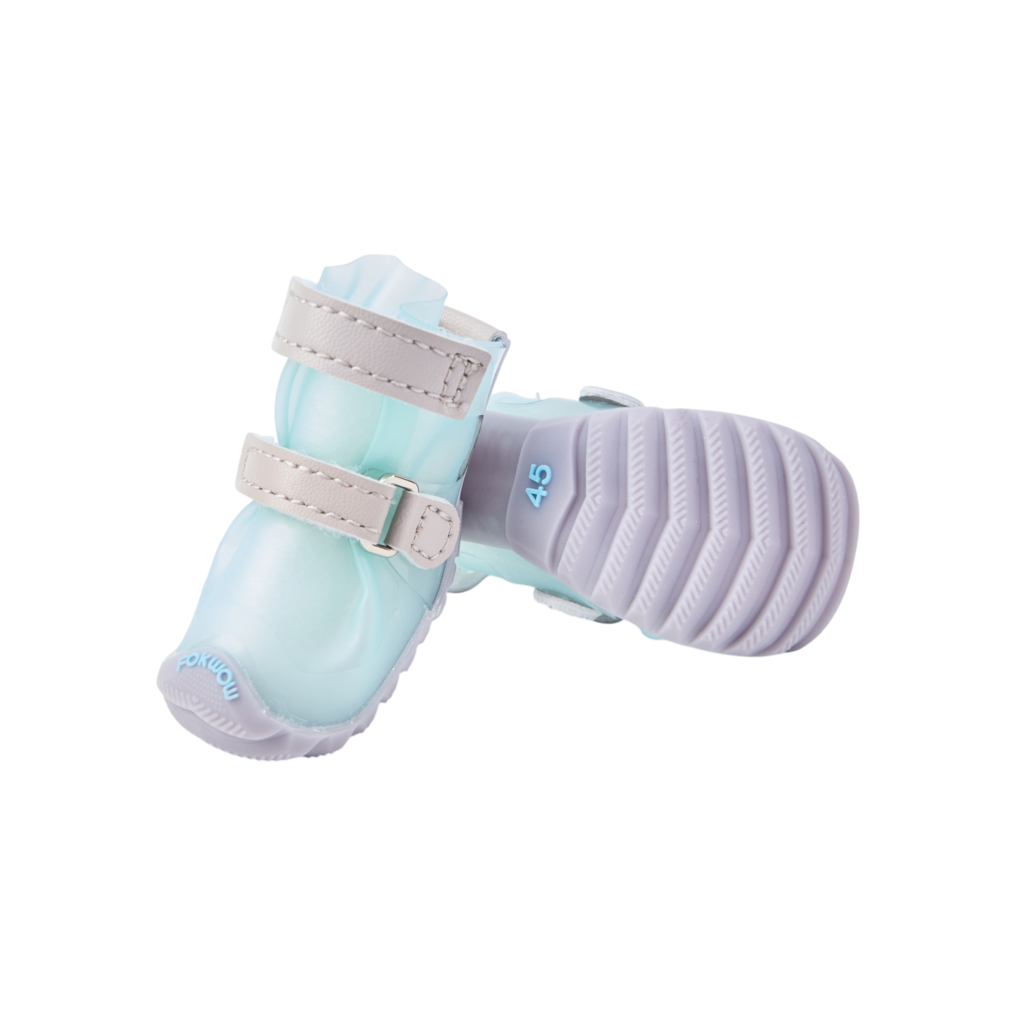 FOKWOW Dog Rain Boots (2 Boots)