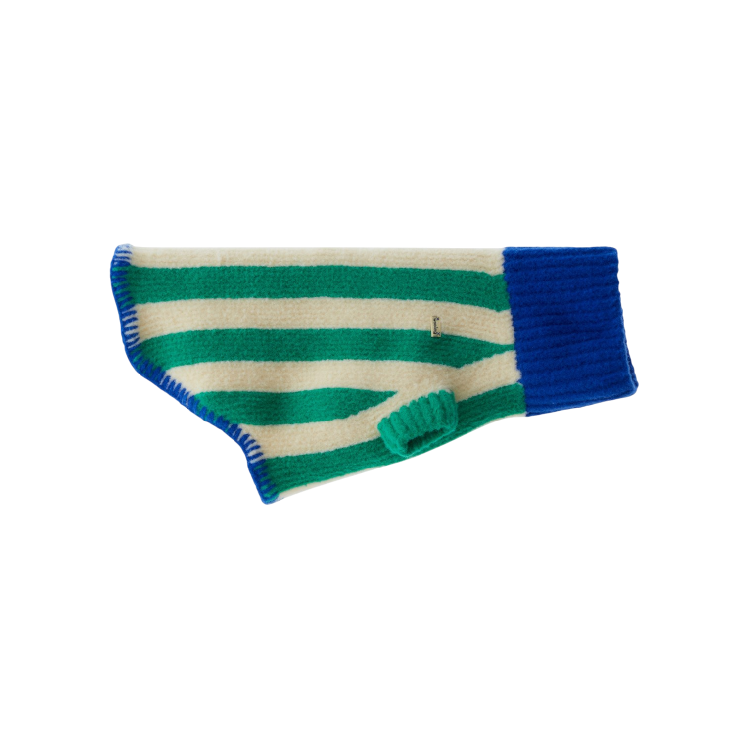 Handmade Colorblock Wool Pet Sweater