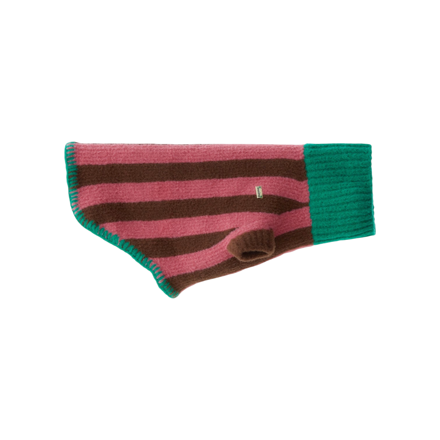 Handmade Colorblock Wool Pet Sweater